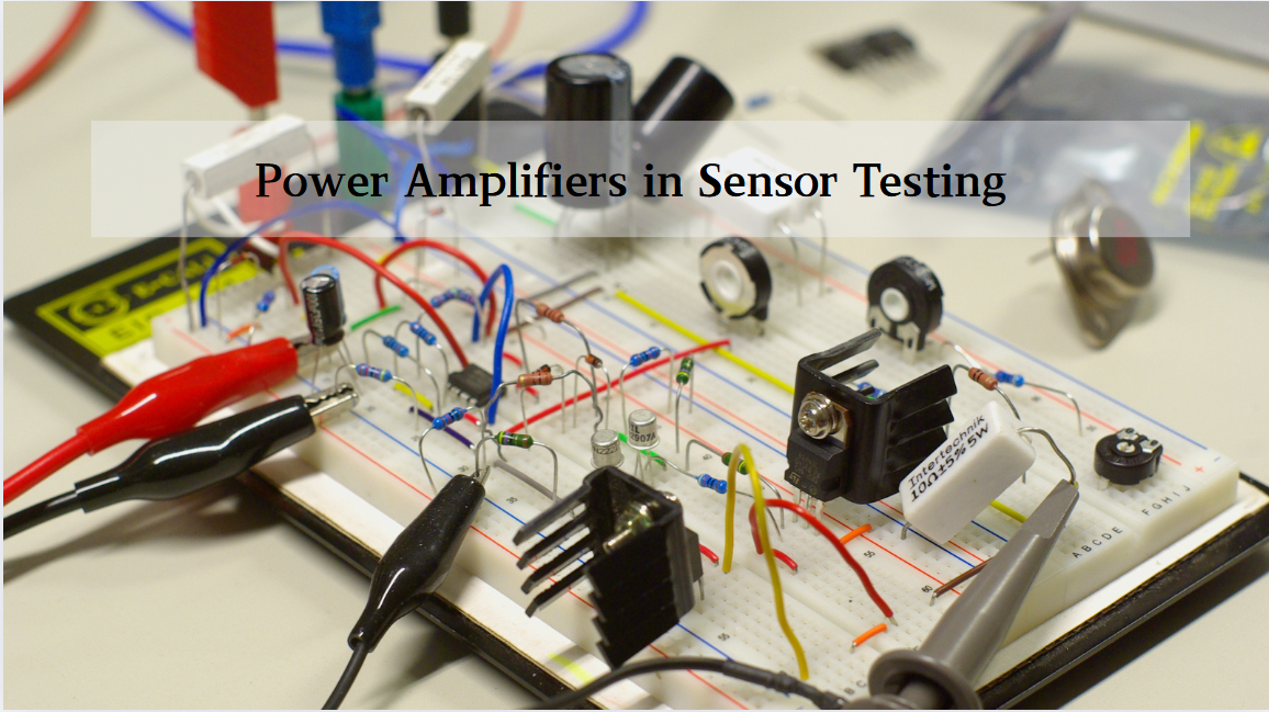 Multivariate Application Analysis of Power Amplifiers in Sensor Testing